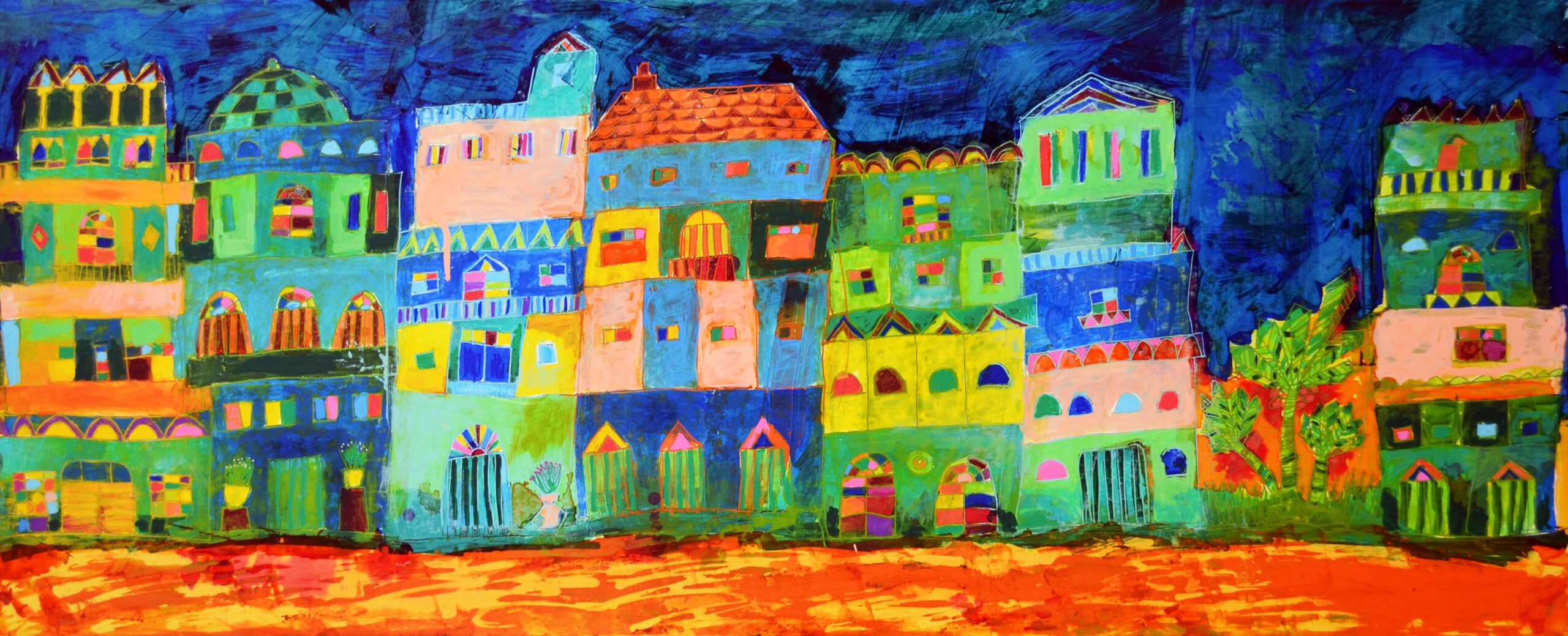 Werk des Künstlers Zaki Al-Maboren