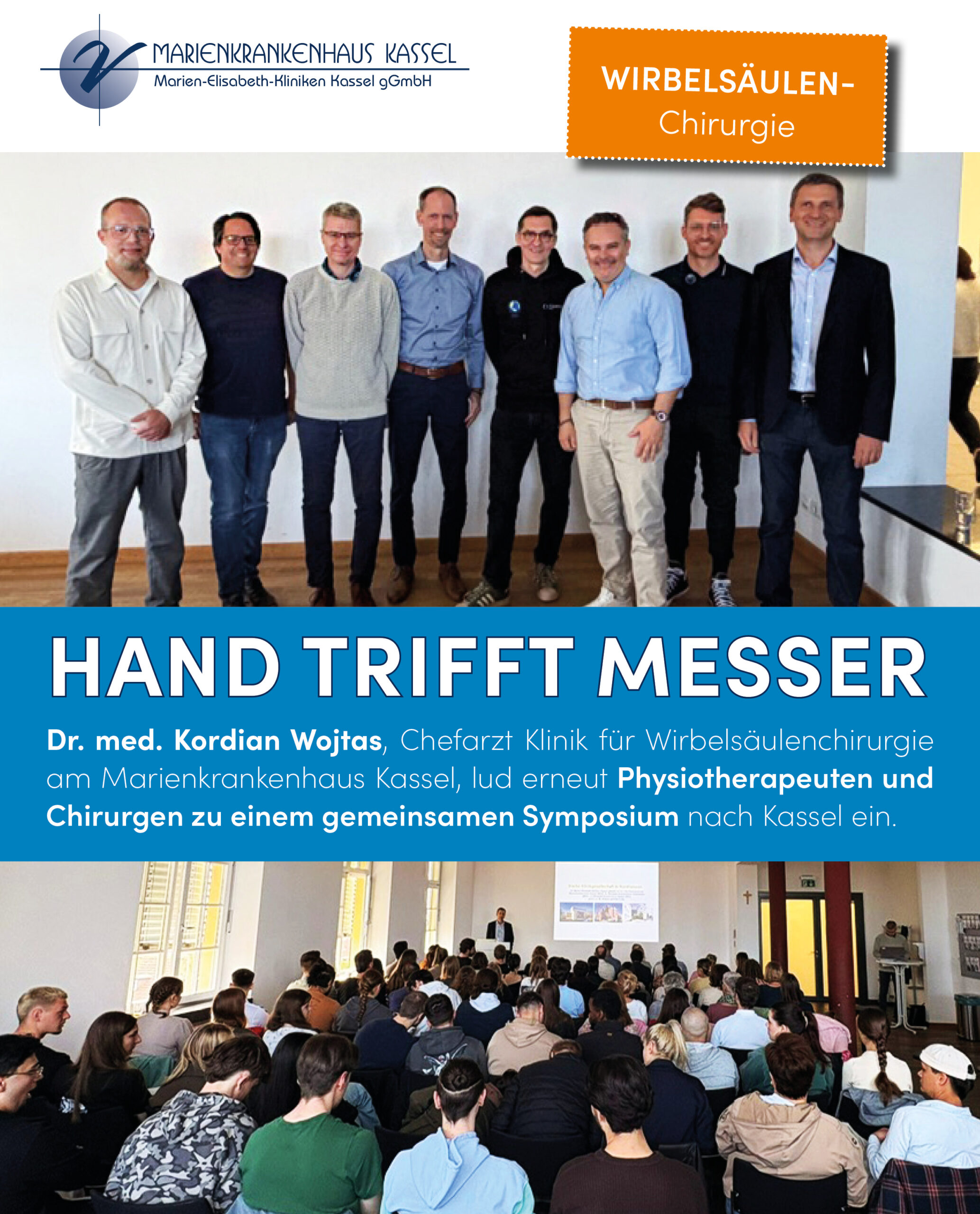 Wirbelsäulenzentrum Kassel Hand trifft Messer 2026
