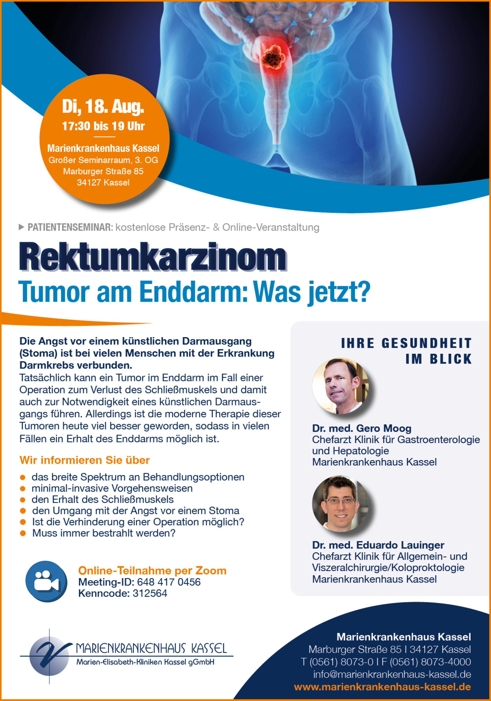 Rektumkarzinom Veranstaltung