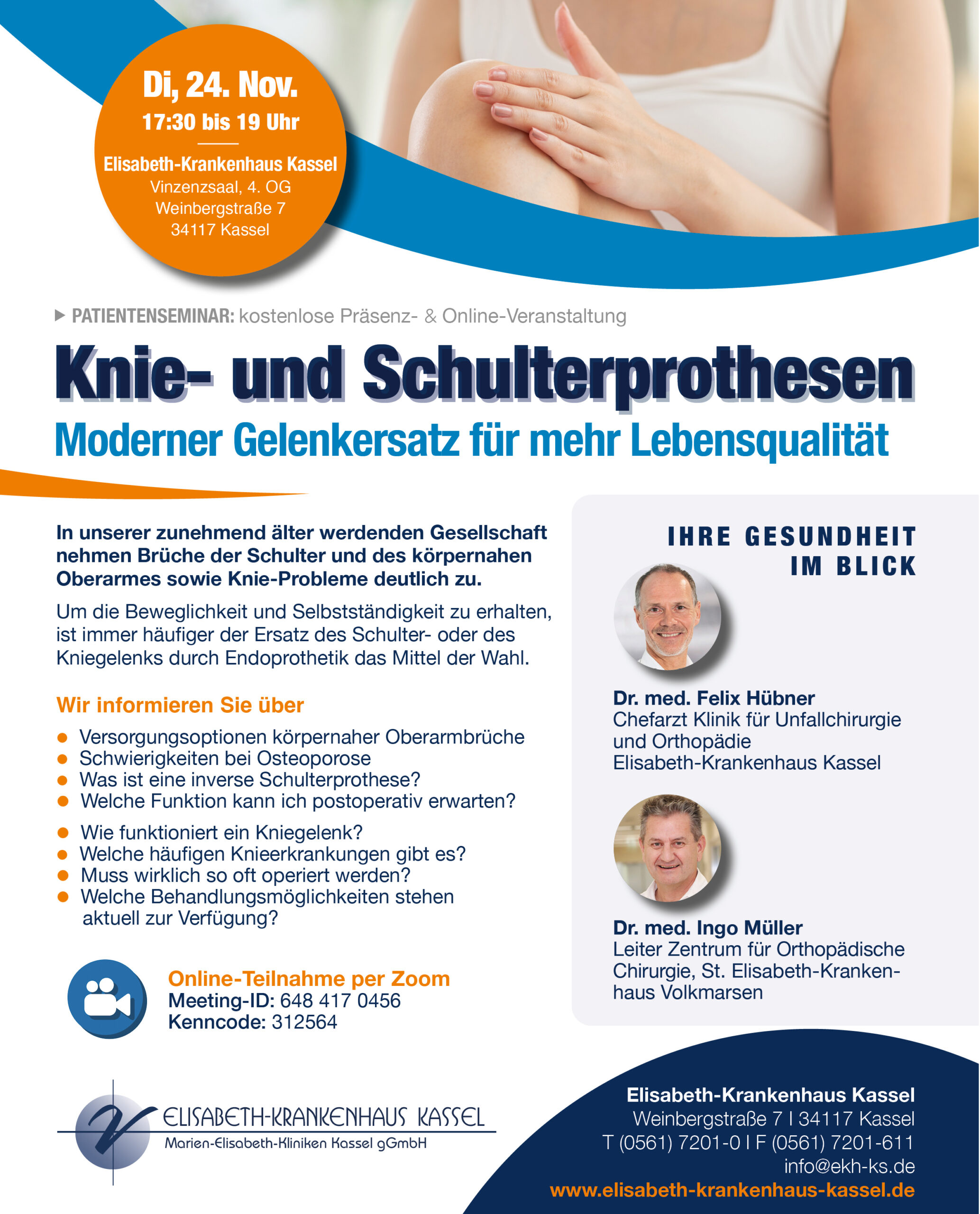 Knie und Schulter Gesundheit im Blick 2026